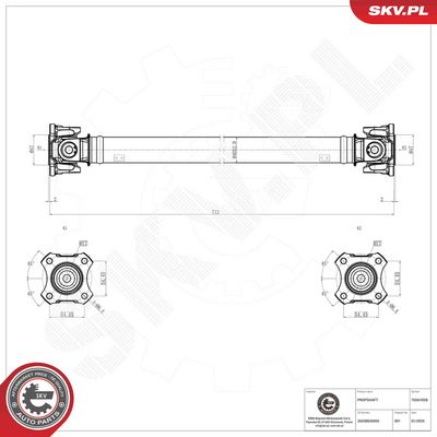 Drive Shaft ESEN SKV 76SKV028