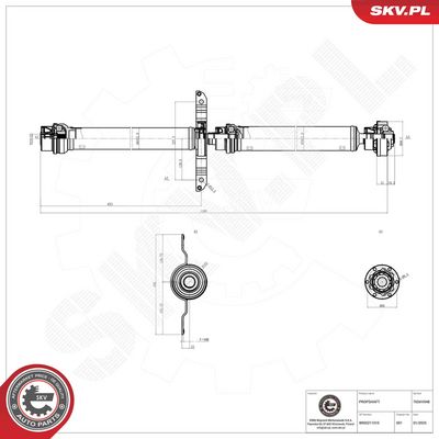 Drive Shaft ESEN SKV 76SKV048