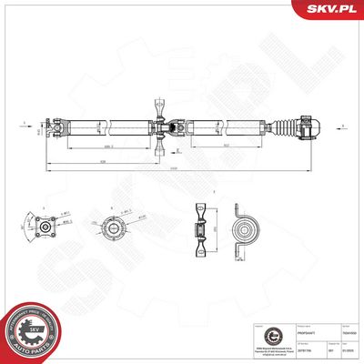 Drive Shaft ESEN SKV 76SKV050