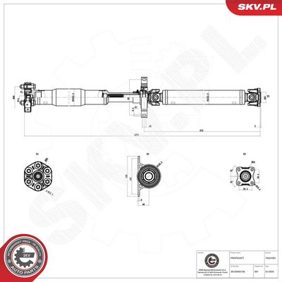 Drive Shaft ESEN SKV 76SKV061
