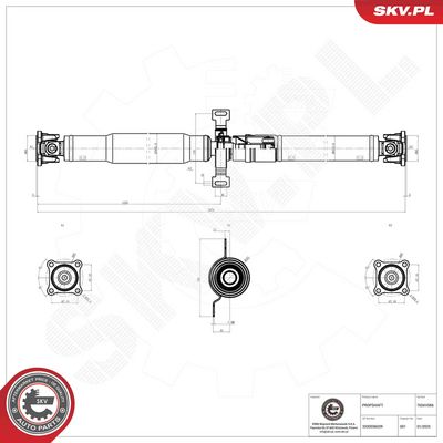 Drive Shaft ESEN SKV 76SKV066