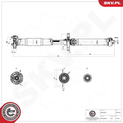 Drive Shaft ESEN SKV 76SKV070