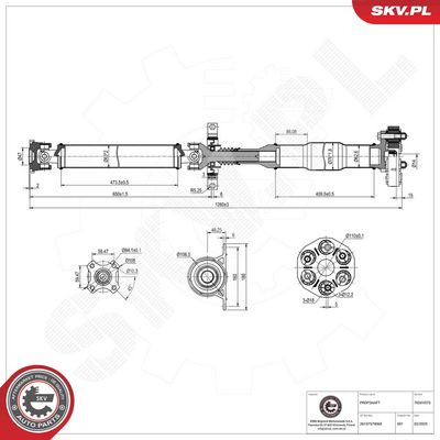 Drive Shaft ESEN SKV 76SKV075