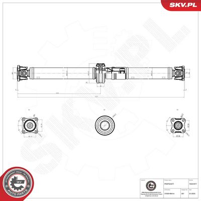 Drive Shaft ESEN SKV 76SKV077