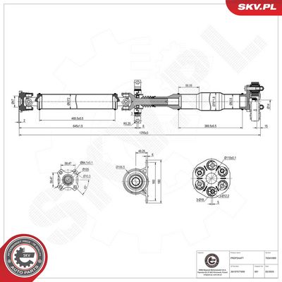 Drive Shaft ESEN SKV 76SKV089