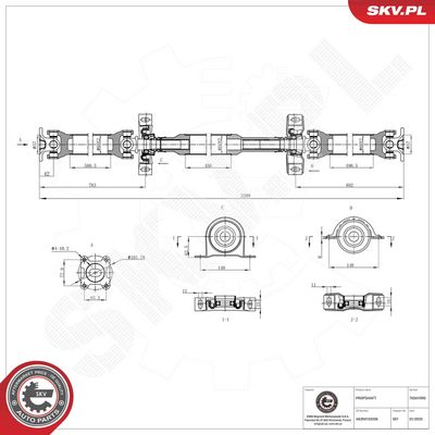Drive Shaft ESEN SKV 76SKV095