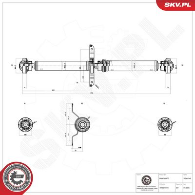 Drive Shaft ESEN SKV 76SKV140