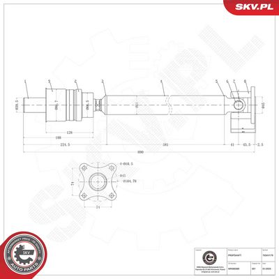 Drive Shaft ESEN SKV 76SKV179