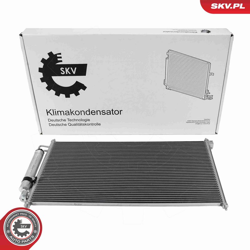 ESEN SKV 86SKV282 Condenser, air conditioning