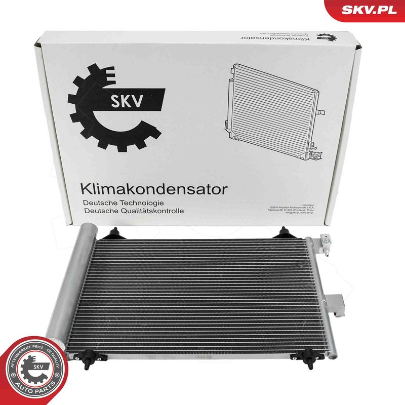 ESEN SKV 86SKV317 Condenser, air conditioning