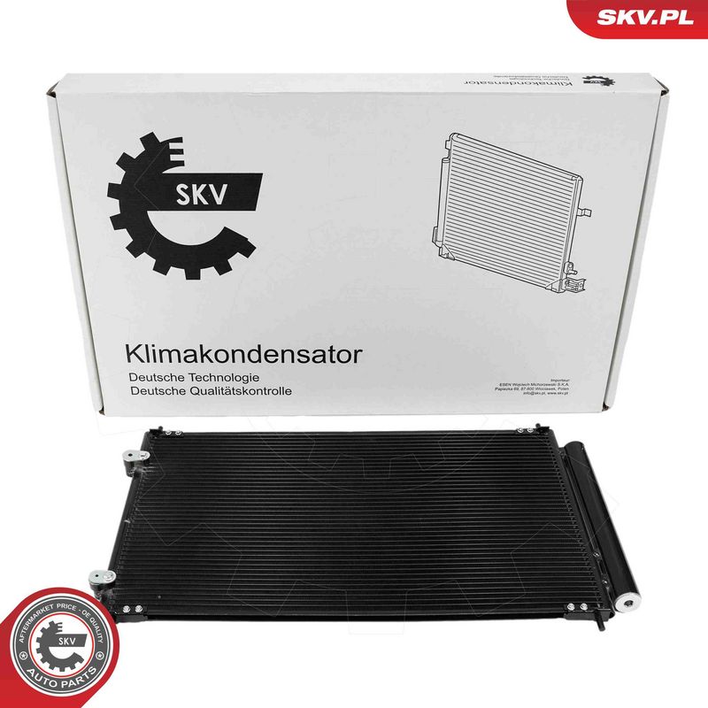 ESEN SKV 86SKV362 Condenser, air conditioning