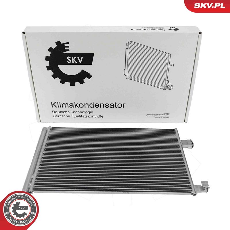ESEN SKV 86SKV492 Condenser, air conditioning