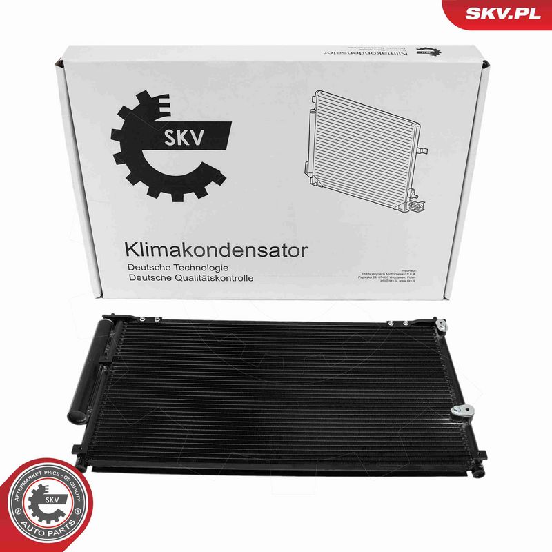 ESEN SKV 86SKV608 Condenser, air conditioning