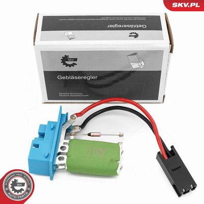 Resistor, interior blower ESEN SKV 94SKV122