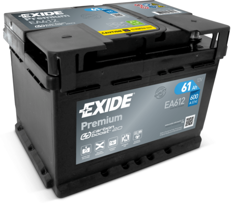 EXIDE EA612 Starter Battery