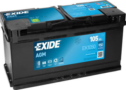 EXIDE EK1050 Starter Battery