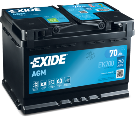 EXIDE EK700 Starter Battery