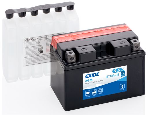 EXIDE ET12A-BS Starter Battery