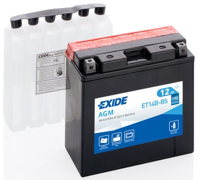 Starter Battery EXIDE ET14B-BS