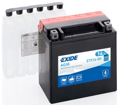 Starter Battery EXIDE ETX16-BS