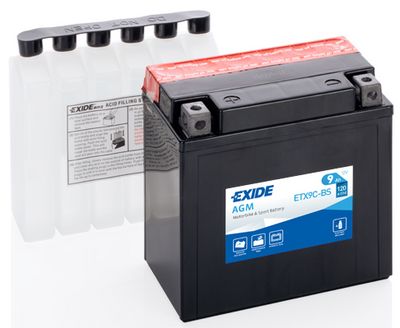 Starter Battery EXIDE ETX9C-BS