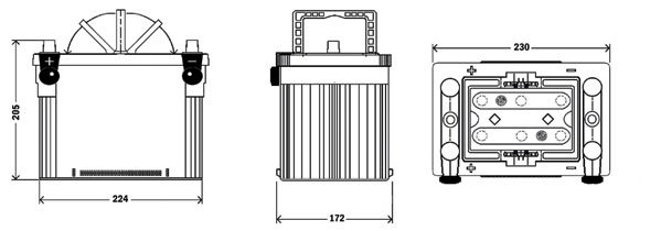 EXIDE EX900 Starter Battery