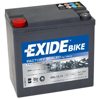 Starter Battery EXIDE GEL12-14