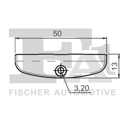 Clip, trim/protection strip FA1 22-40038.5