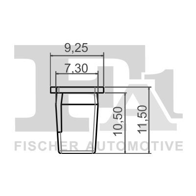 Clip, trim/protection strip FA1 33-60018.5
