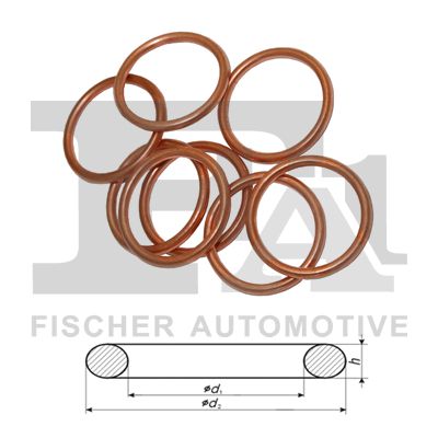 Seal Ring, oil drain plug FA1 521.870.100