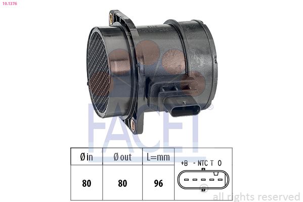FACET 10.1376 Mass Air Flow Sensor