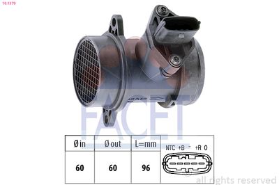 Mass Air Flow Sensor FACET 10.1379