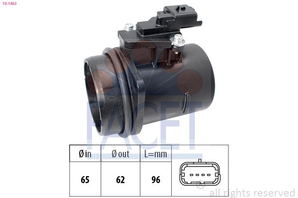 FACET 10.1463 Mass Air Flow Sensor