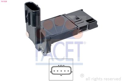 Mass Air Flow Sensor FACET 10.1528