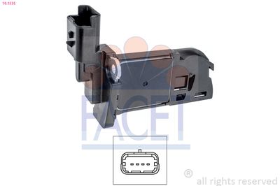 Mass Air Flow Sensor FACET 10.1535