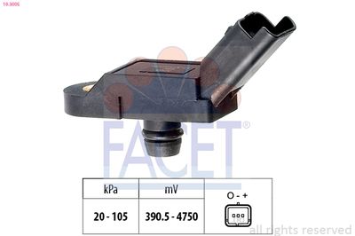 Air Pressure Sensor, altitude adaption FACET 10.3005