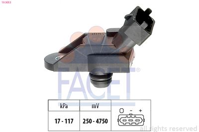 Air Pressure Sensor, altitude adaption FACET 10.3053