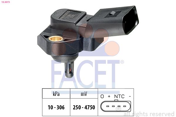 FACET 10.3073 Air Pressure Sensor, altitude adaption