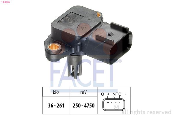 FACET 10.3076 Air Pressure Sensor, altitude adaption