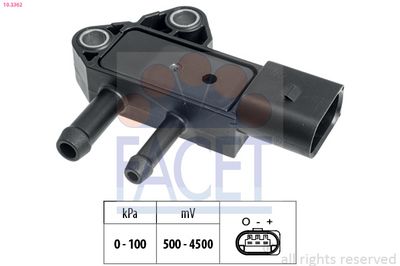 Air Pressure Sensor, altitude adaption FACET 10.3362