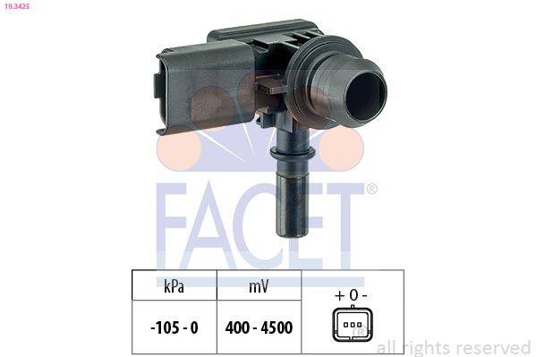 FACET 10.3425 Pressure Sensor, brake booster