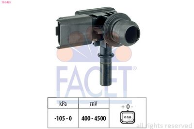 Pressure Sensor, brake booster FACET 10.3425