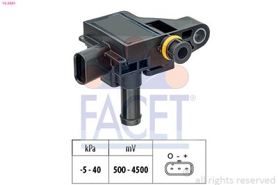 Sensor, exhaust pressure FACET 10.3441