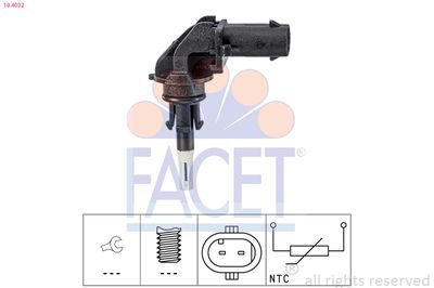 Sensor, intake air temperature FACET 10.4032