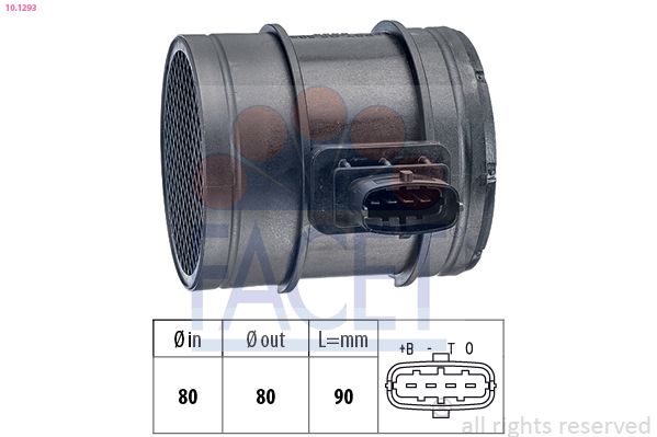 FACET 10.1293 Mass Air Flow Sensor