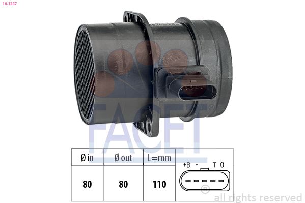 FACET 10.1357 Mass Air Flow Sensor