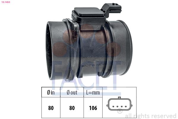 FACET 10.1450 Mass Air Flow Sensor