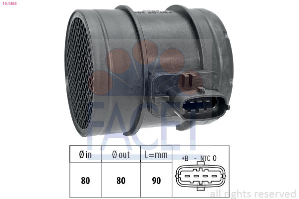 FACET 10.1483 Mass Air Flow Sensor
