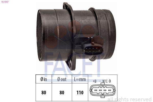 FACET 10.1557 Mass Air Flow Sensor