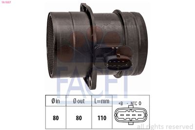 Mass Air Flow Sensor FACET 10.1557